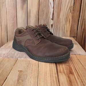 Clarks Men’s Tiger Brown Leather 78823 Oxford Lace Shoes Size 10.5